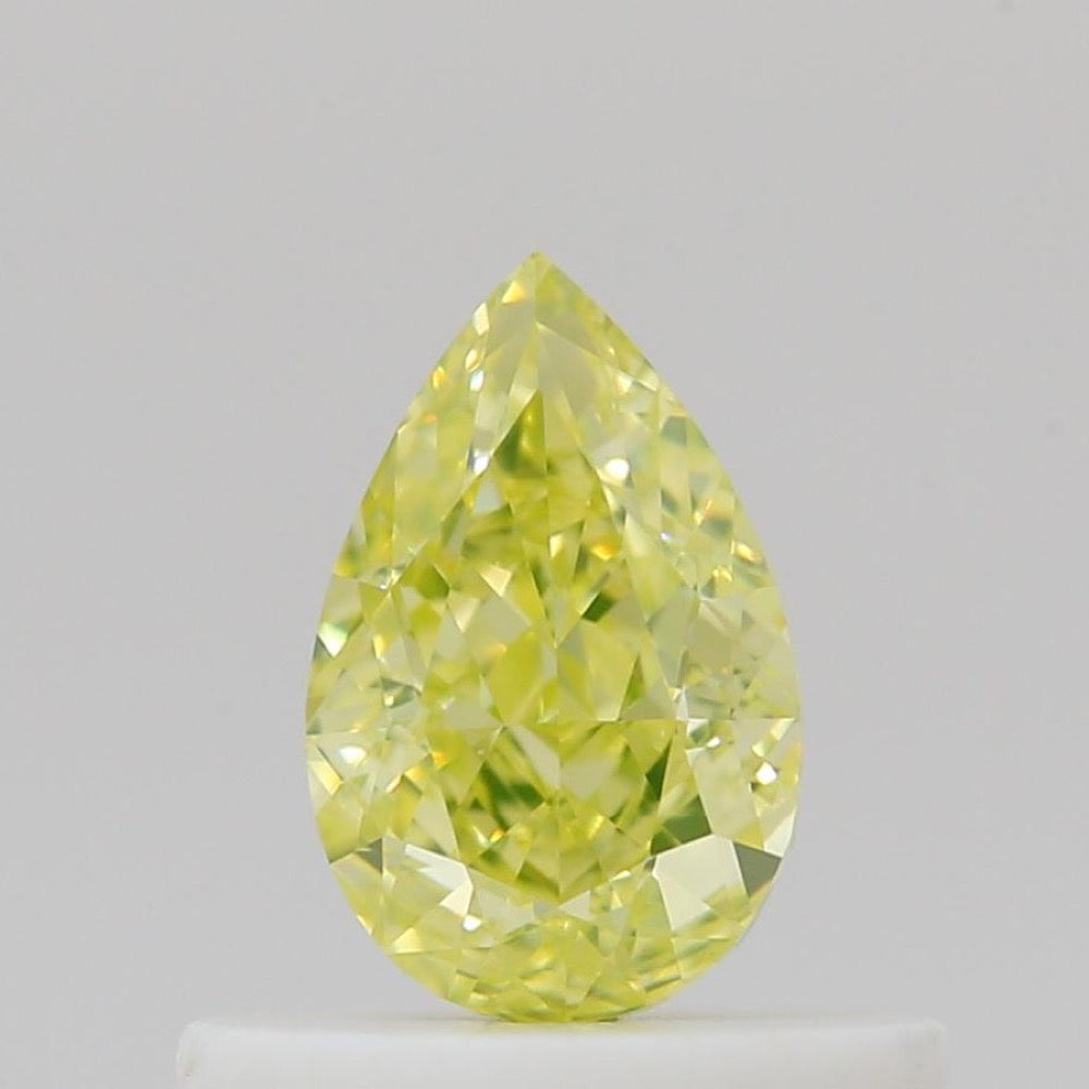 GIA 彩鑽 黃鑽 0.5ct Fancy Intense Greenish Yellow