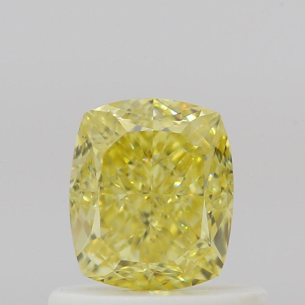 GIA 彩鑽 黃鑽 0.7ct Fancy Intense Yellow