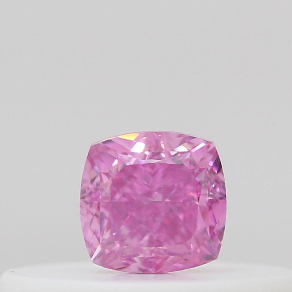 GIA 彩鑽 粉紅鑽 0.15ct Fancy Vivid Purple-pink