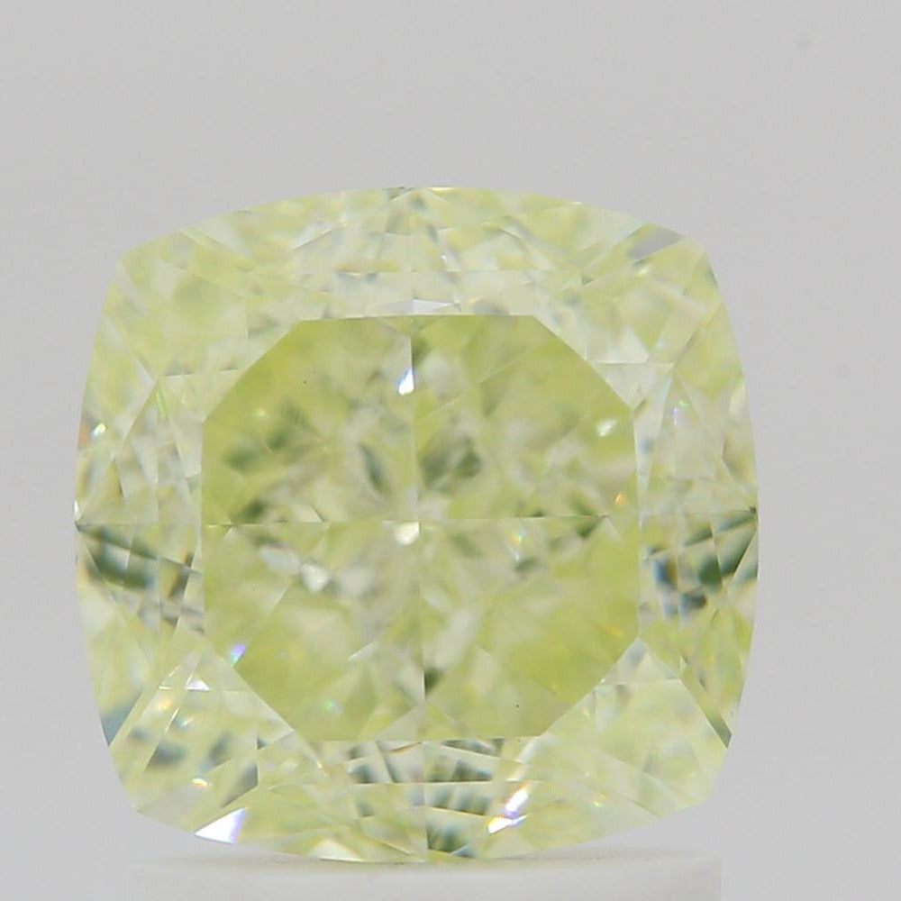 GIA 彩鑽 黃鑽 2.16ct Fancy Light Green-yellow
