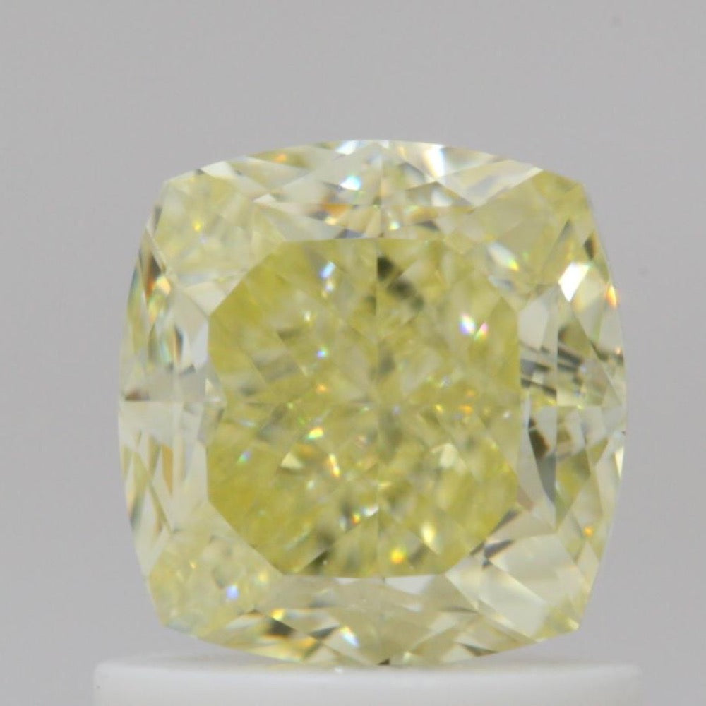 GIA 彩鑽 黃鑽 1.15ct Fancy Light Yellow