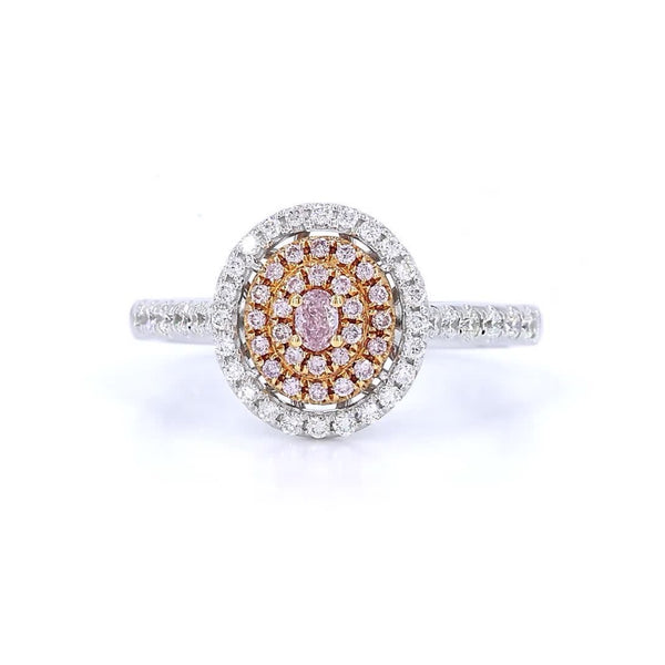 0.05ct Pink Diamond Ring