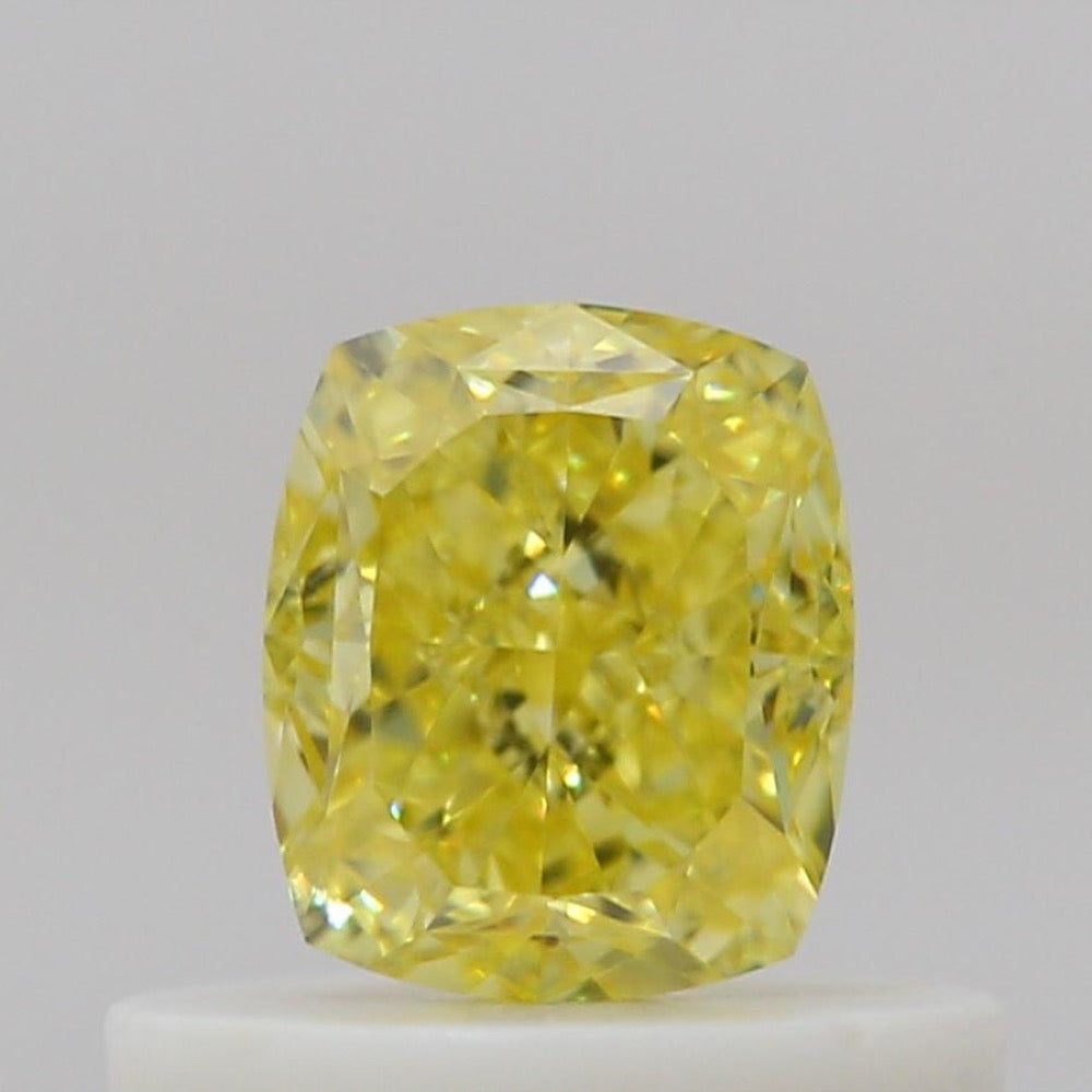 GIA 彩鑽 黃鑽 0.5ct Fancy Intense Yellow
