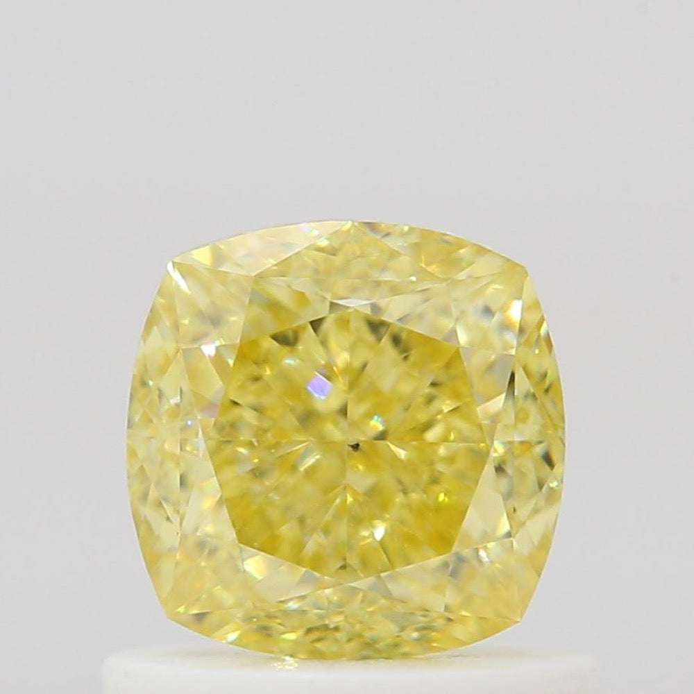 GIA 彩鑽 黃鑽 1.01ct Fancy Intense Yellow
