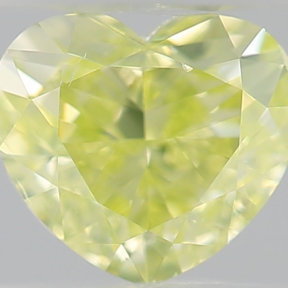 GIA 彩鑽 黃鑽 1ct Fancy Light Greenish Yellow
