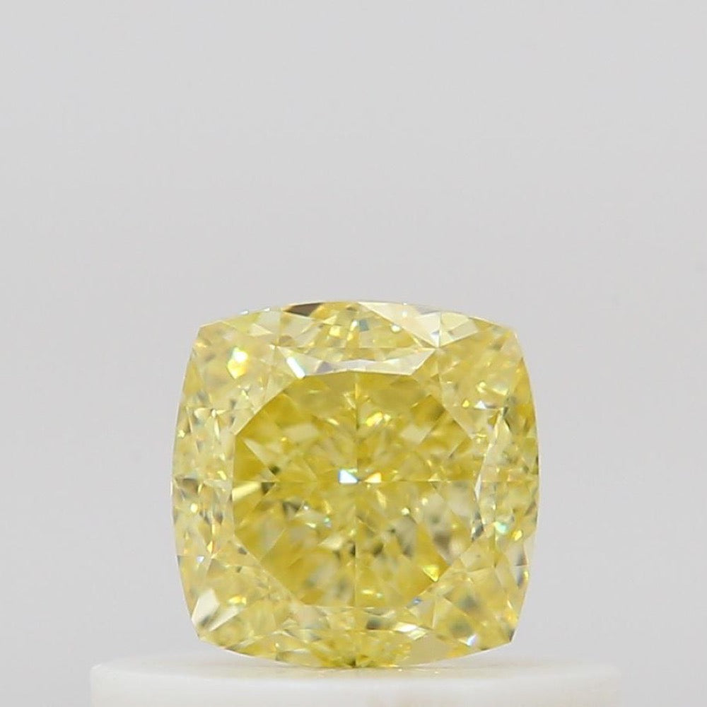 GIA 彩鑽 黃鑽 0.5ct Fancy Intense Yellow