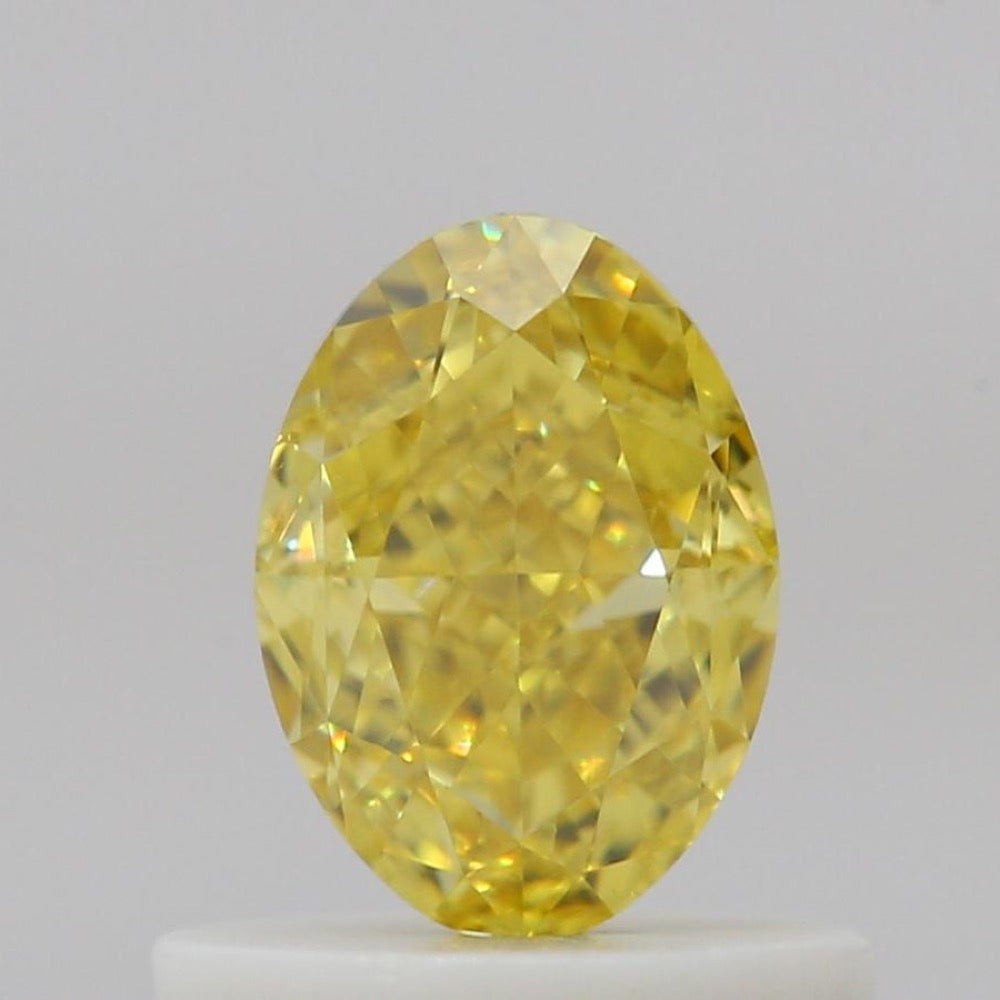 GIA 彩鑽 黃鑽 0.63ct Fancy Vivid Yellow