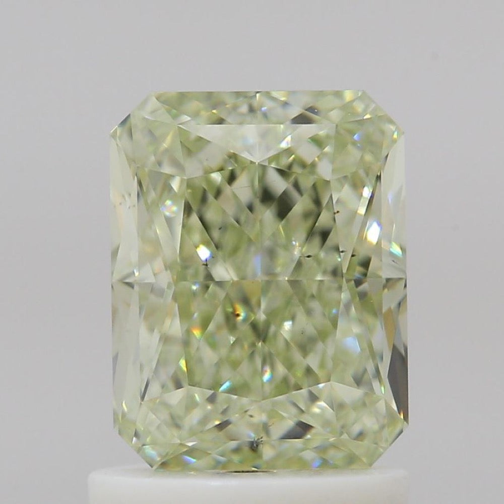 GIA 彩鑽 綠鑽 1.52ct Fancy Light Yellow-green