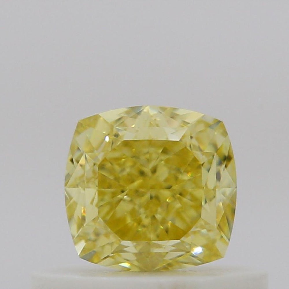 GIA 彩鑽 黃鑽 0.5ct Fancy Intense Yellow