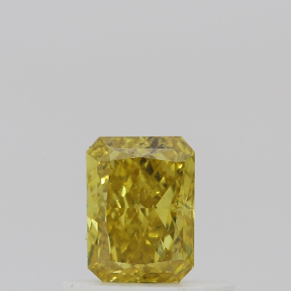 GIA 彩鑽 黃鑽 0.53ct Fancy Vivid Yellow