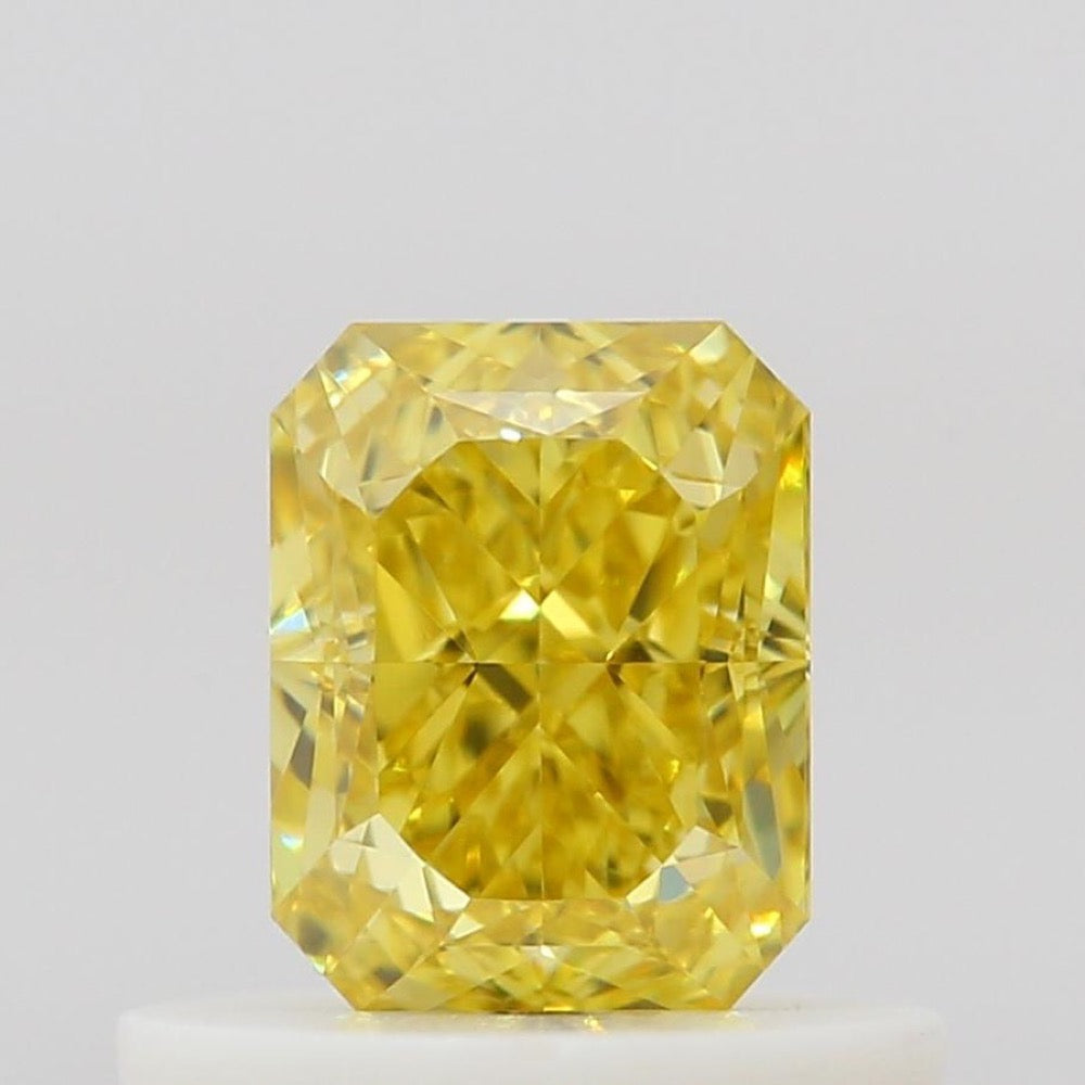 GIA 彩鑽 黃鑽 0.5ct Fancy Vivid Yellow
