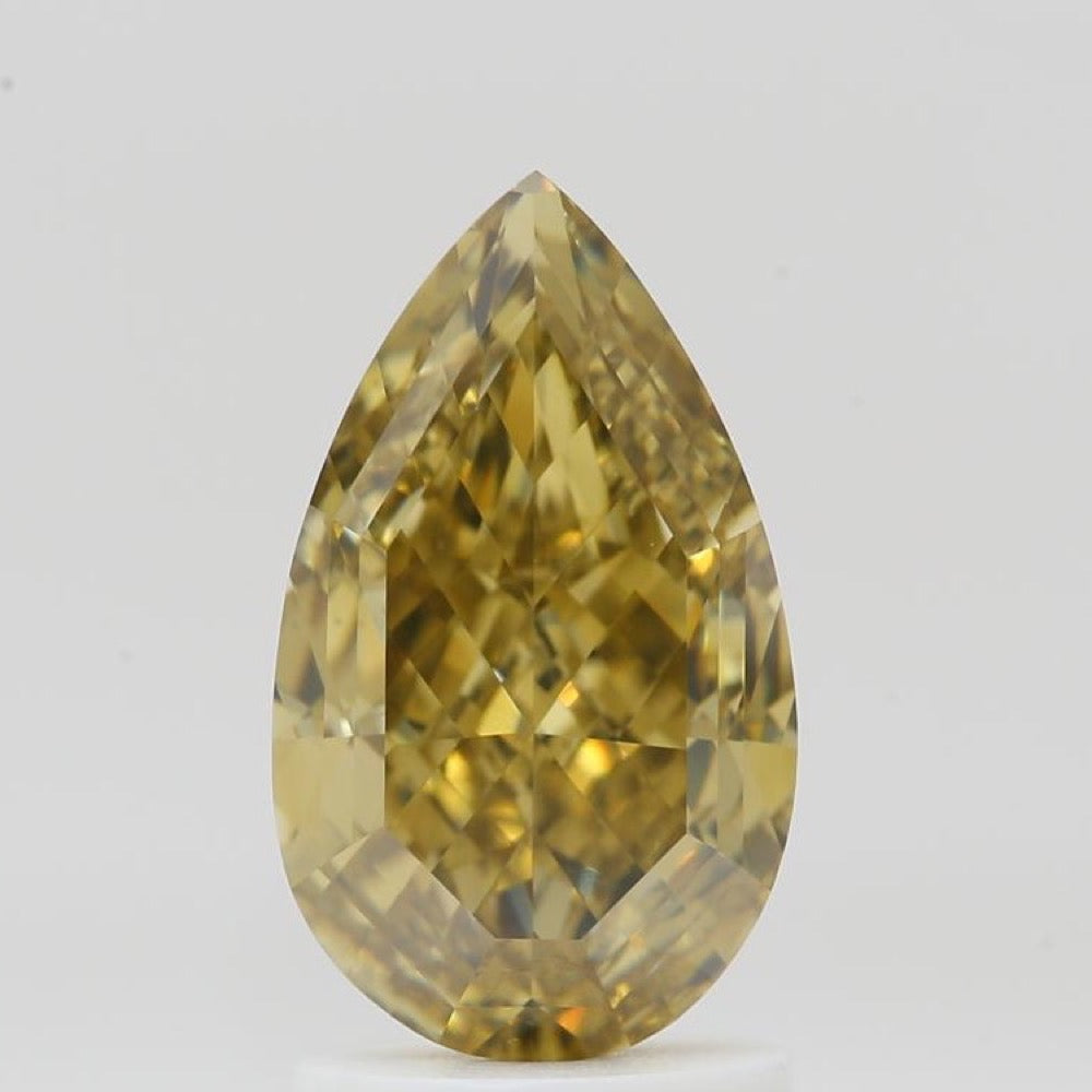 GIA 彩鑽 黃鑽 2.12ct Fancy Brownish Greenish Yellow