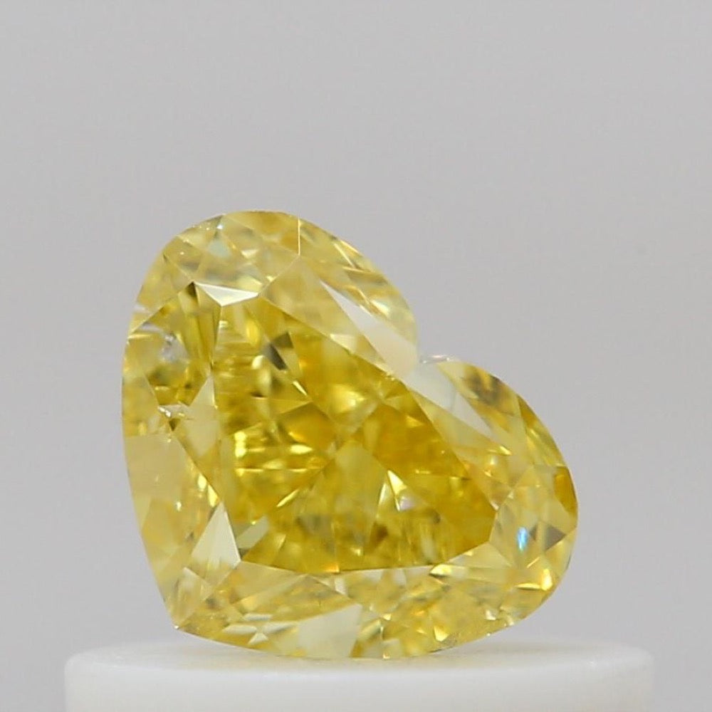 GIA 彩鑽 黃鑽 0.5ct Fancy Vivid Yellow