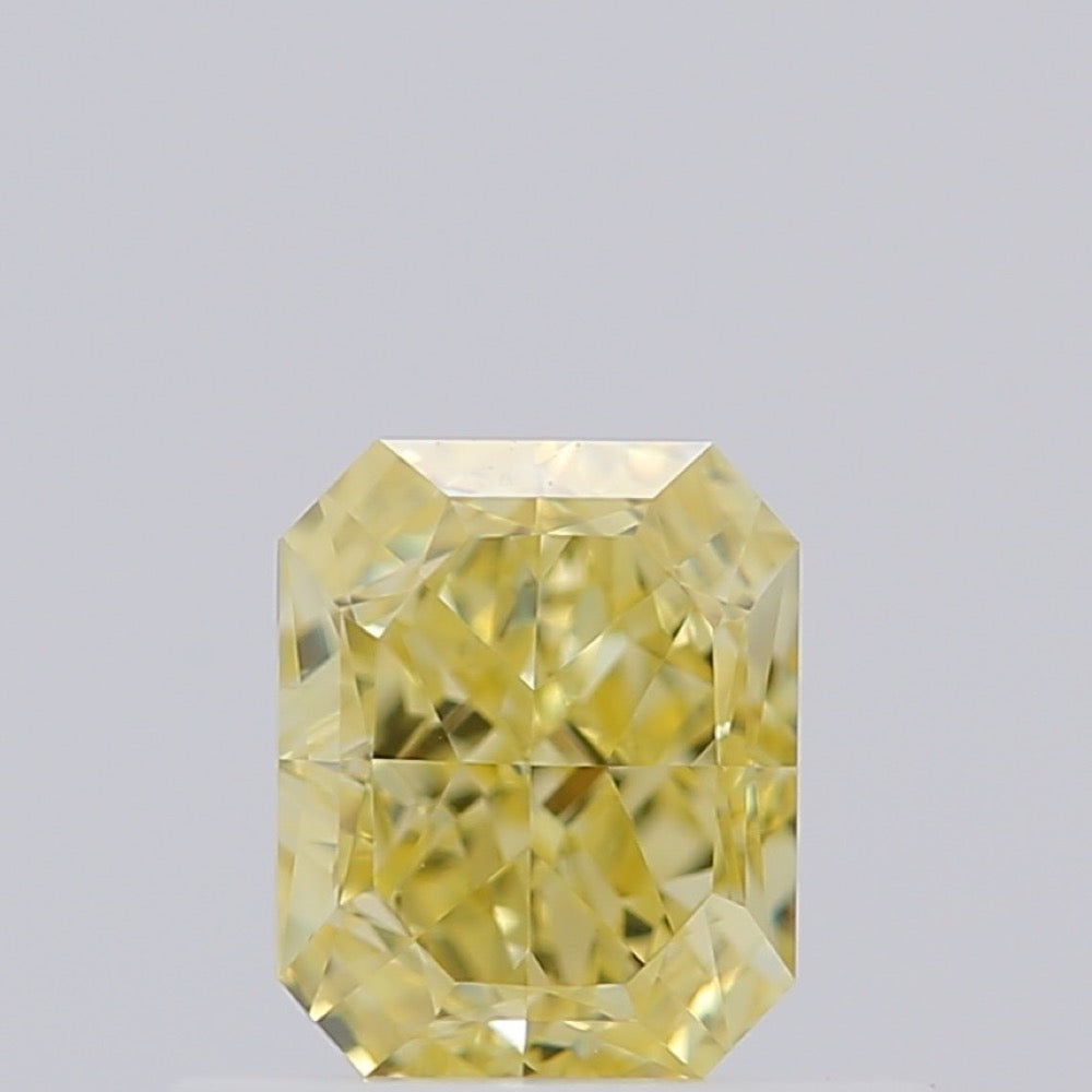 GIA 彩鑽 黃鑽 0.58ct Fancy Intense Yellow