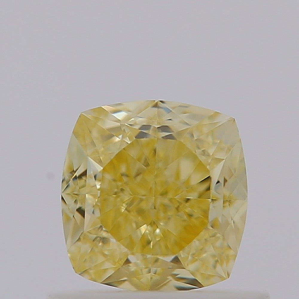 GIA 彩鑽 黃鑽 0.85ct Fancy Intense Yellow