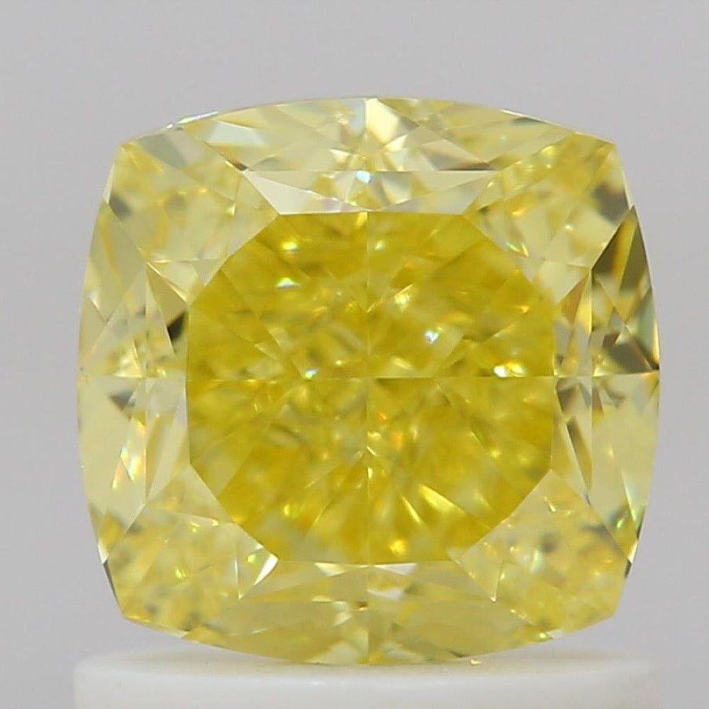 GIA 彩鑽 黃鑽 1.24ct Fancy Vivid Yellow