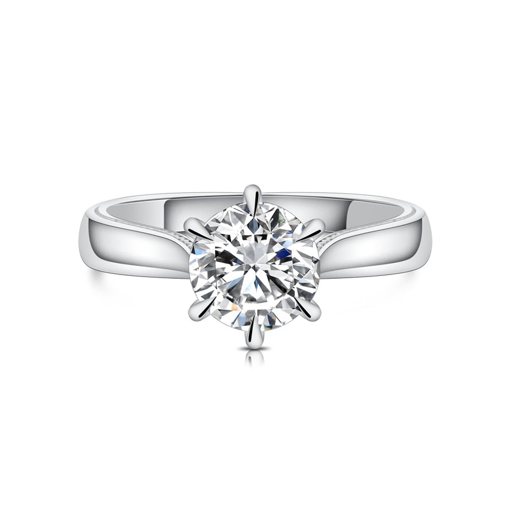 18K Glamour Diamond Ring Setting R05