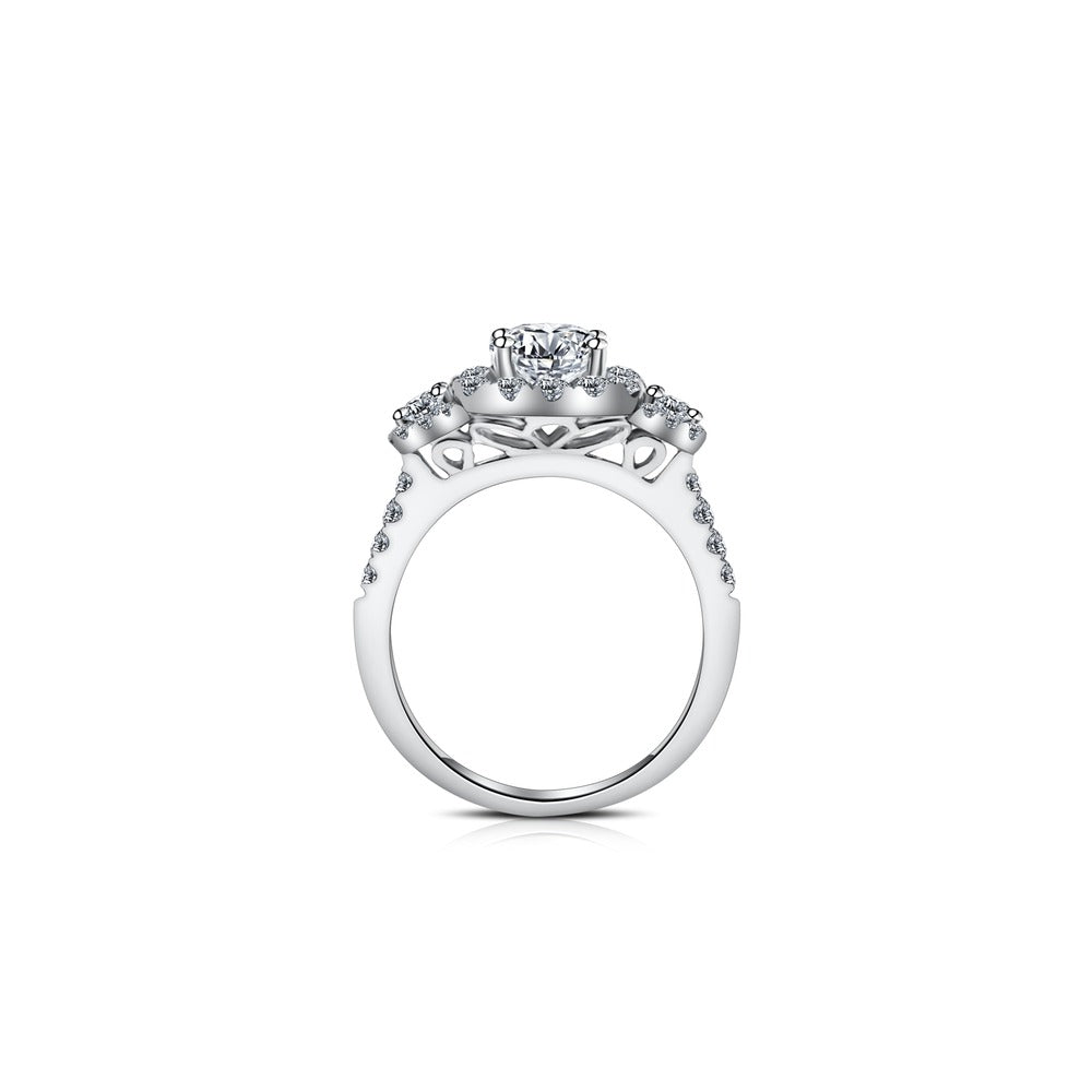 18K Diamond Ring Setting R2016