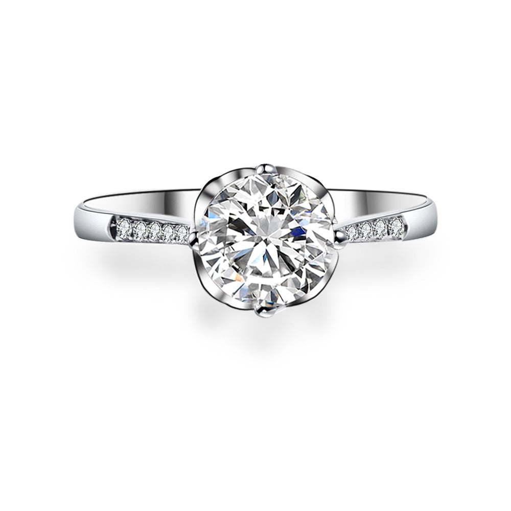 18K Diamond Ring Setting R210