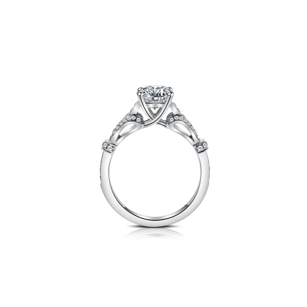 18K Diamond Ring Setting R2214