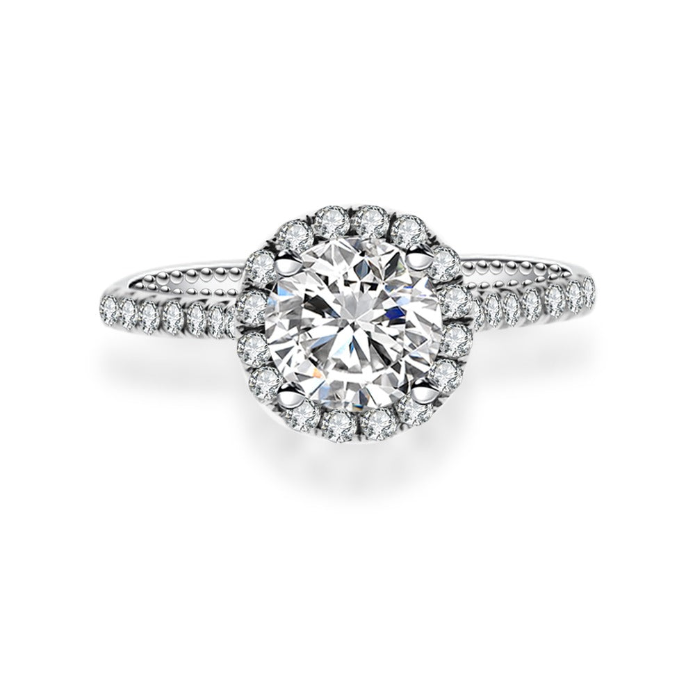 18K Diamond Ring Setting R265