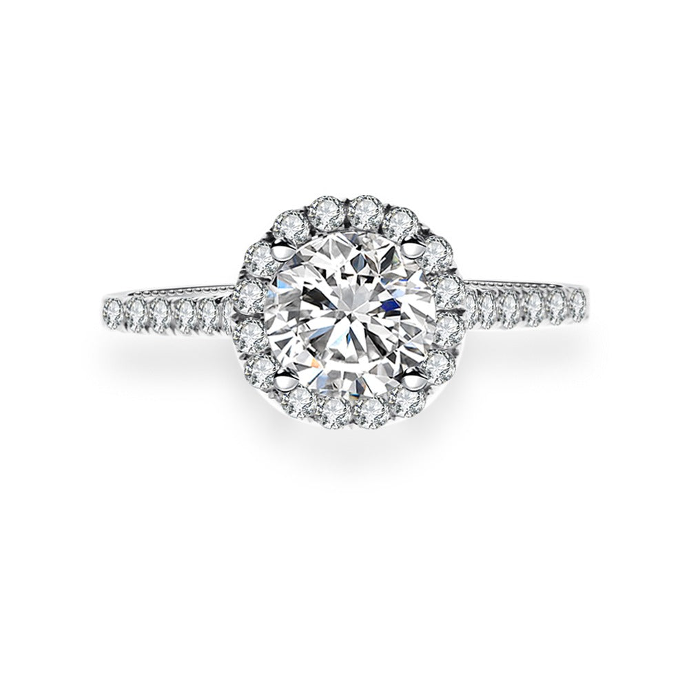 18K Diamond Ring Setting R3253