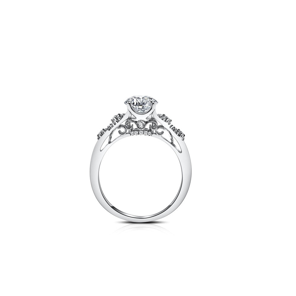 18K Diamond Ring Setting R3257
