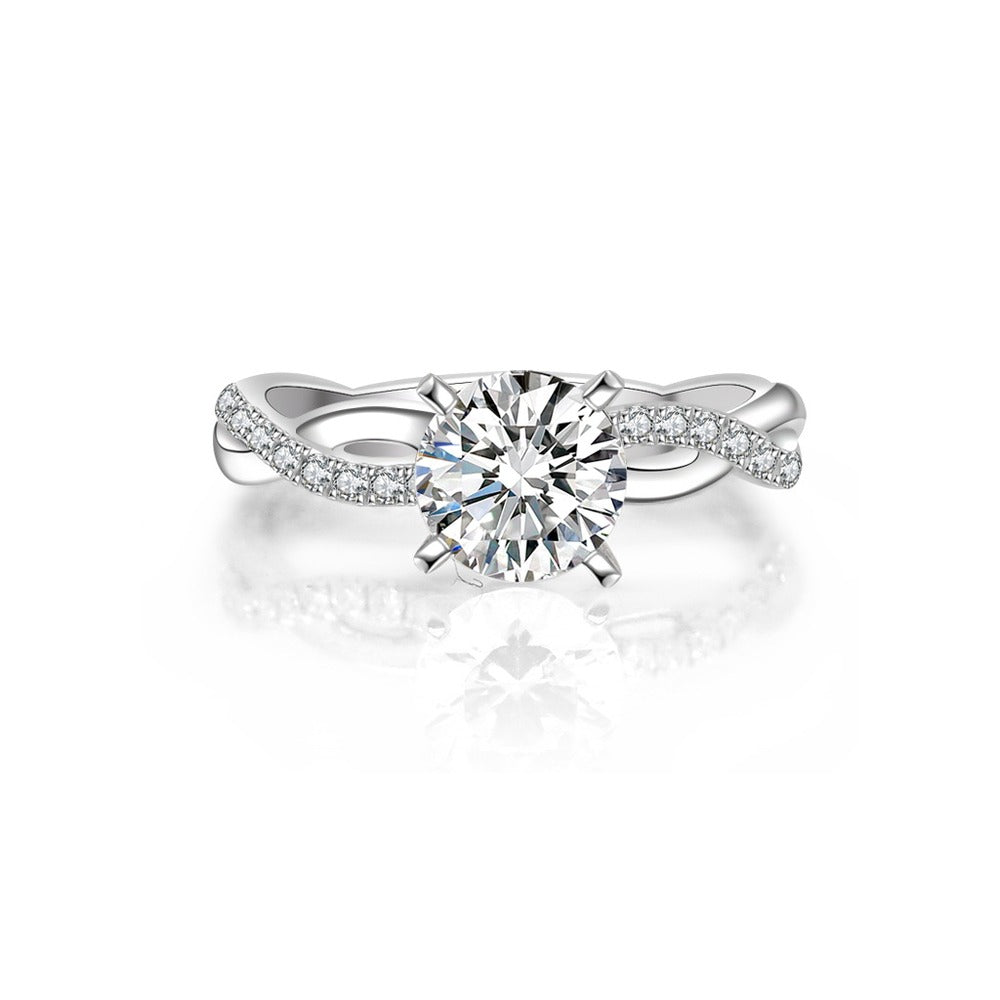 18K Diamond Ring Setting R407