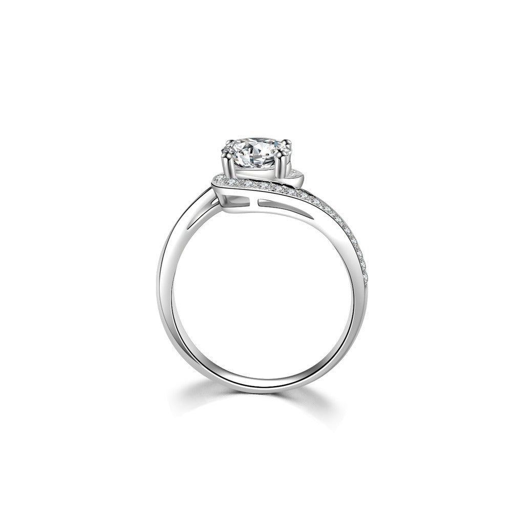 18K Diamond Ring R476