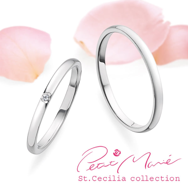 Petit Marie Wedding Band Pair PM55-PM56