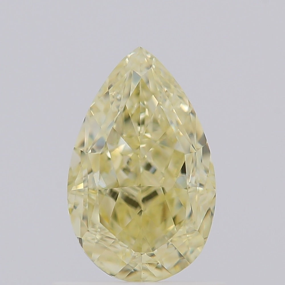 GIA 彩鑽 黃鑽 1.02ct Fancy Light Yellow