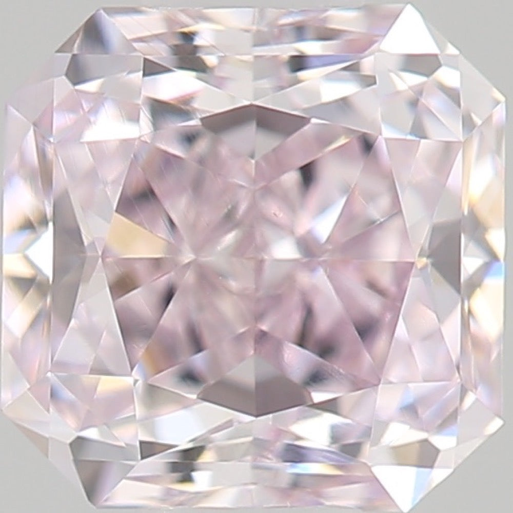 GIA 彩鑽 粉紅鑽 0.44ct Fancy Light Purplish Pink