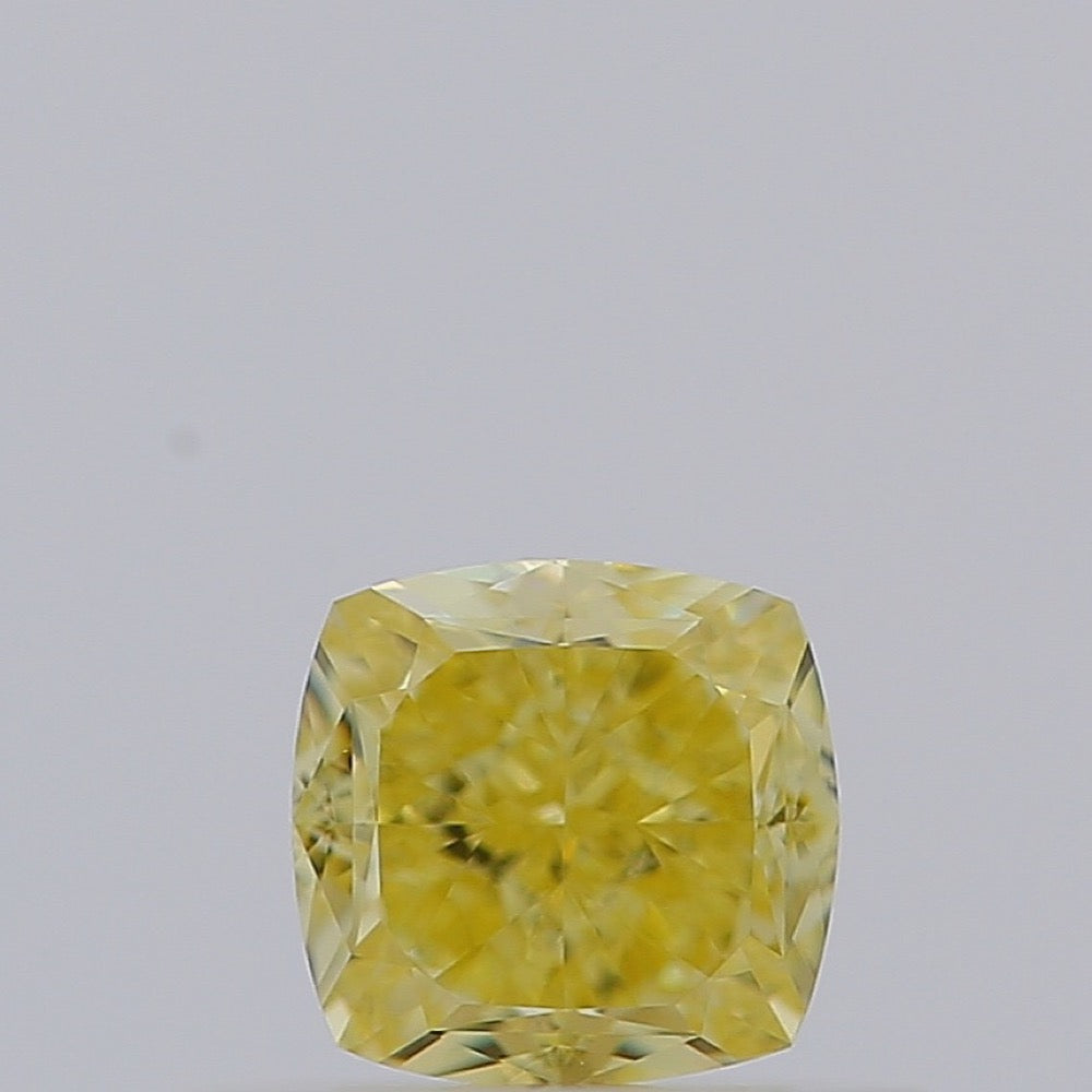 GIA 彩鑽 黃鑽 0.5ct Fancy Intense Yellow