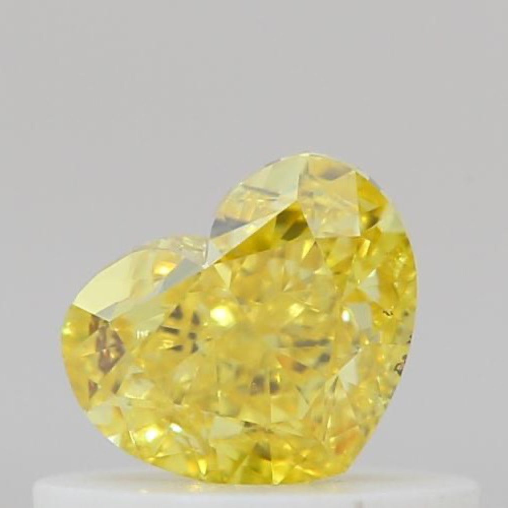 GIA 彩鑽 黃鑽 0.51ct Fancy Vivid Yellow
