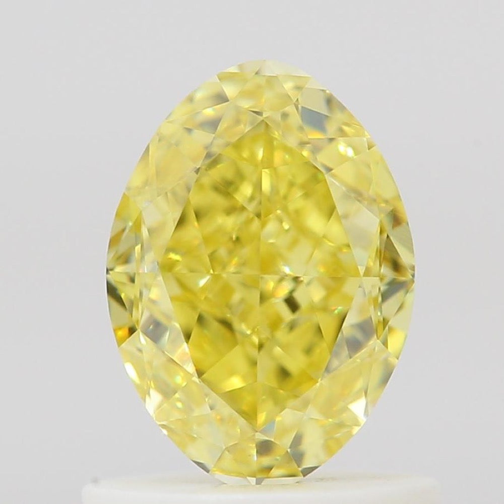 GIA 彩鑽 黃鑽 1ct Fancy Intense Yellow