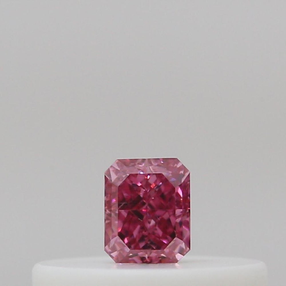 GIA 彩鑽 粉紅鑽 0.09ct Fancy Vivid Pink