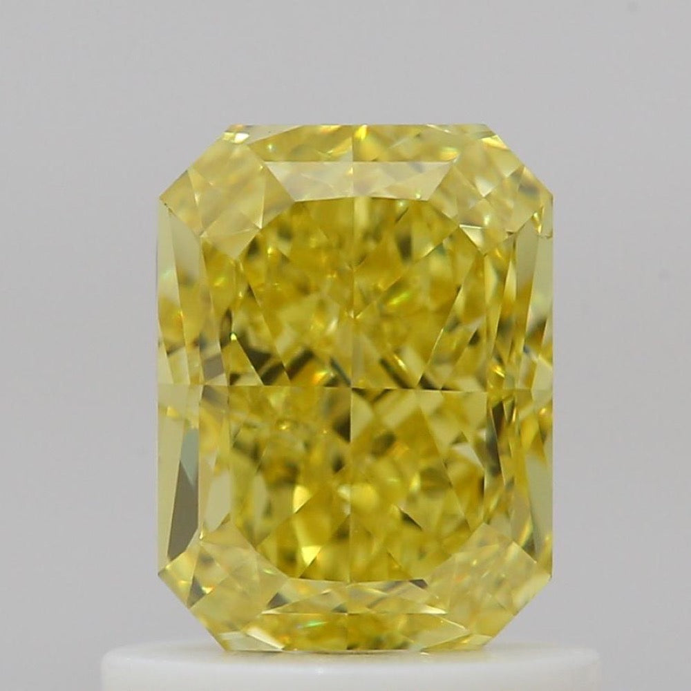 GIA 彩鑽 黃鑽 1.01ct Fancy Intense Yellow