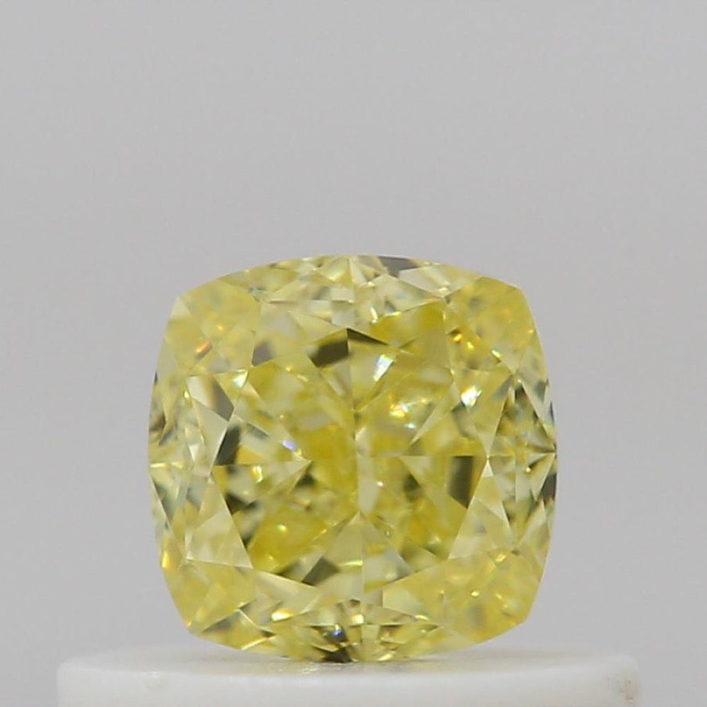 GIA 彩鑽 黃鑽 0.5ct Fancy Intense Yellow