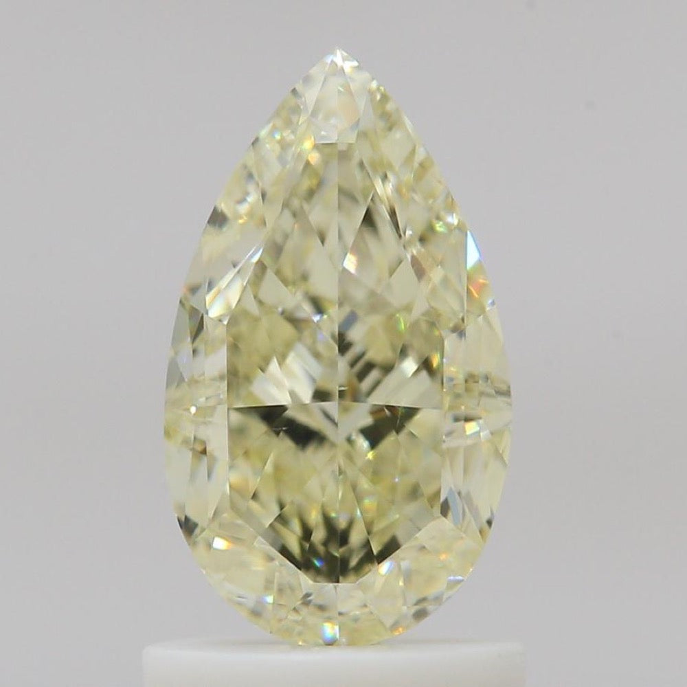 GIA Natural Diamond Pear 1.5ct U-V VS2
