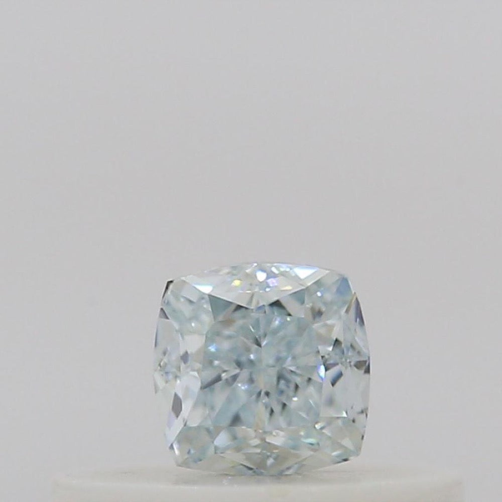 GIA 彩鑽 藍鑽 0.2ct Fancy Light Greenish Blue