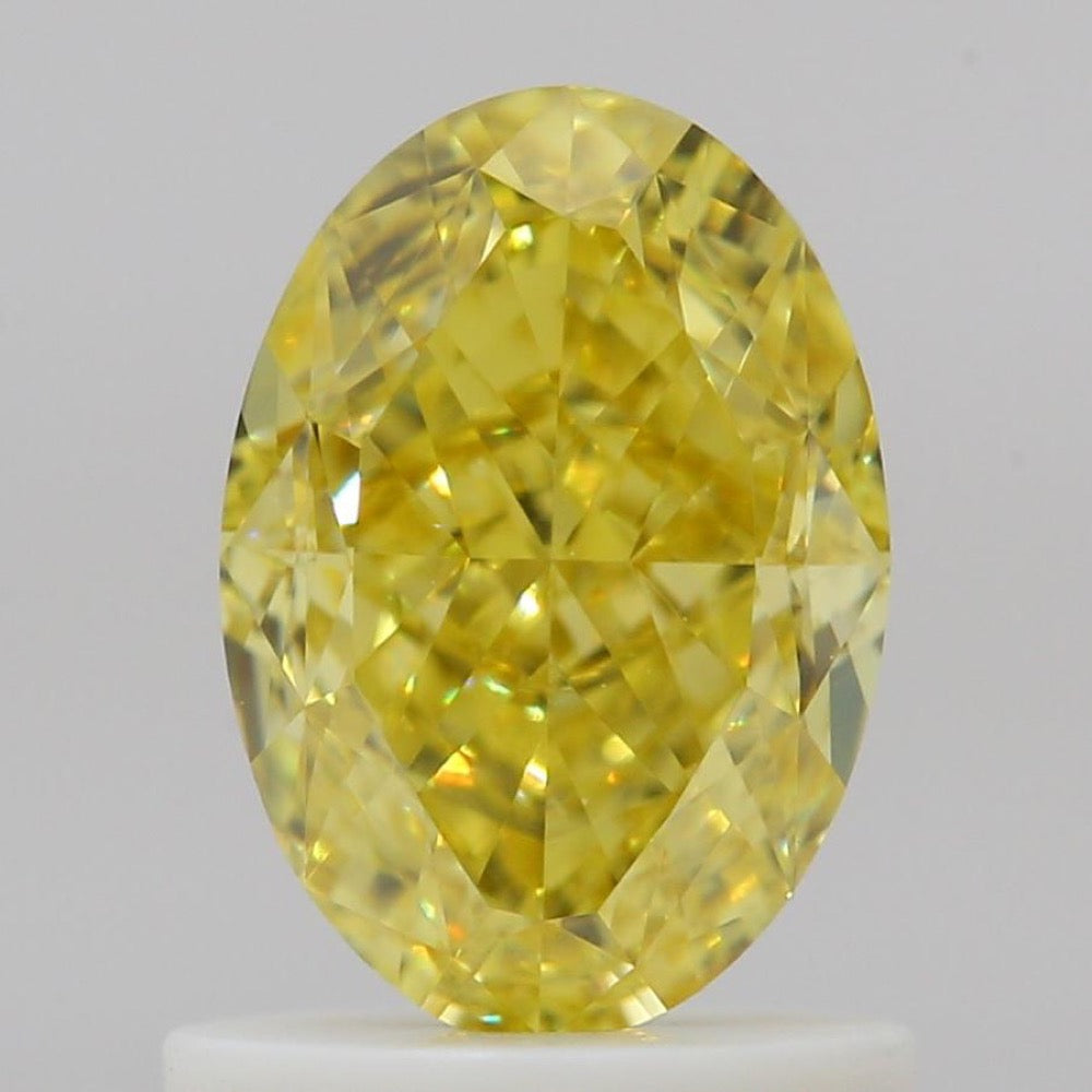 GIA 彩鑽 黃鑽 1.21ct Fancy Vivid Yellow