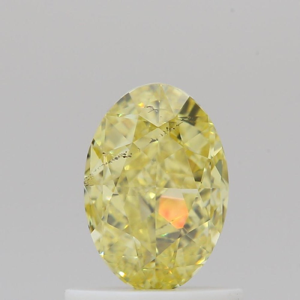 GIA 彩鑽 黃鑽 1ct Fancy Intense Yellow
