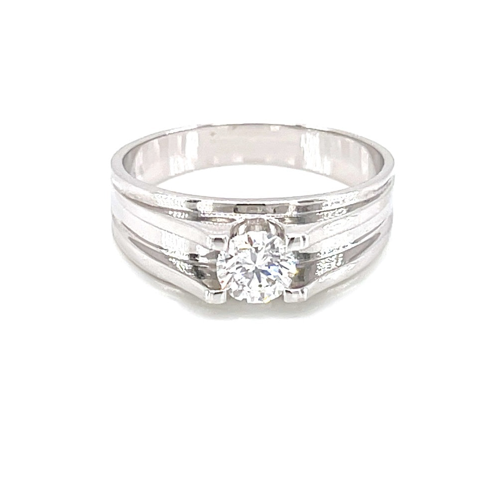 18K White Gold 0.51ct Diamond Ring