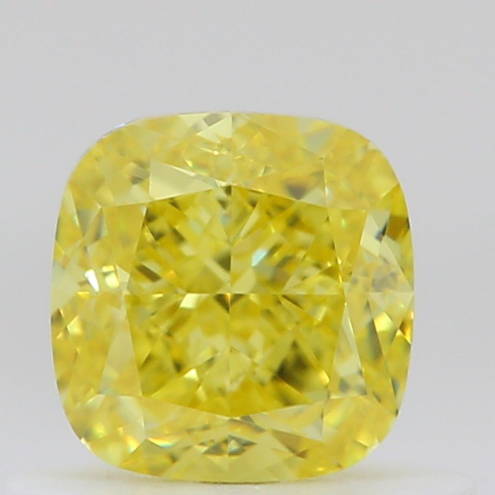 GIA 彩鑽 黃鑽 0.68ct Fancy Vivid Yellow