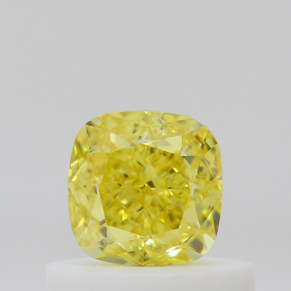 GIA 彩鑽 黃鑽 0.59ct Fancy Vivid Yellow