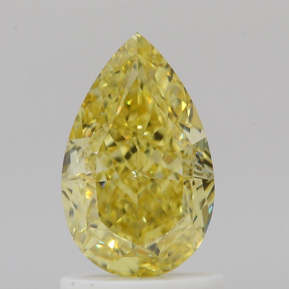 GIA 彩鑽 黃鑽 1.34ct Fancy Intense Yellow