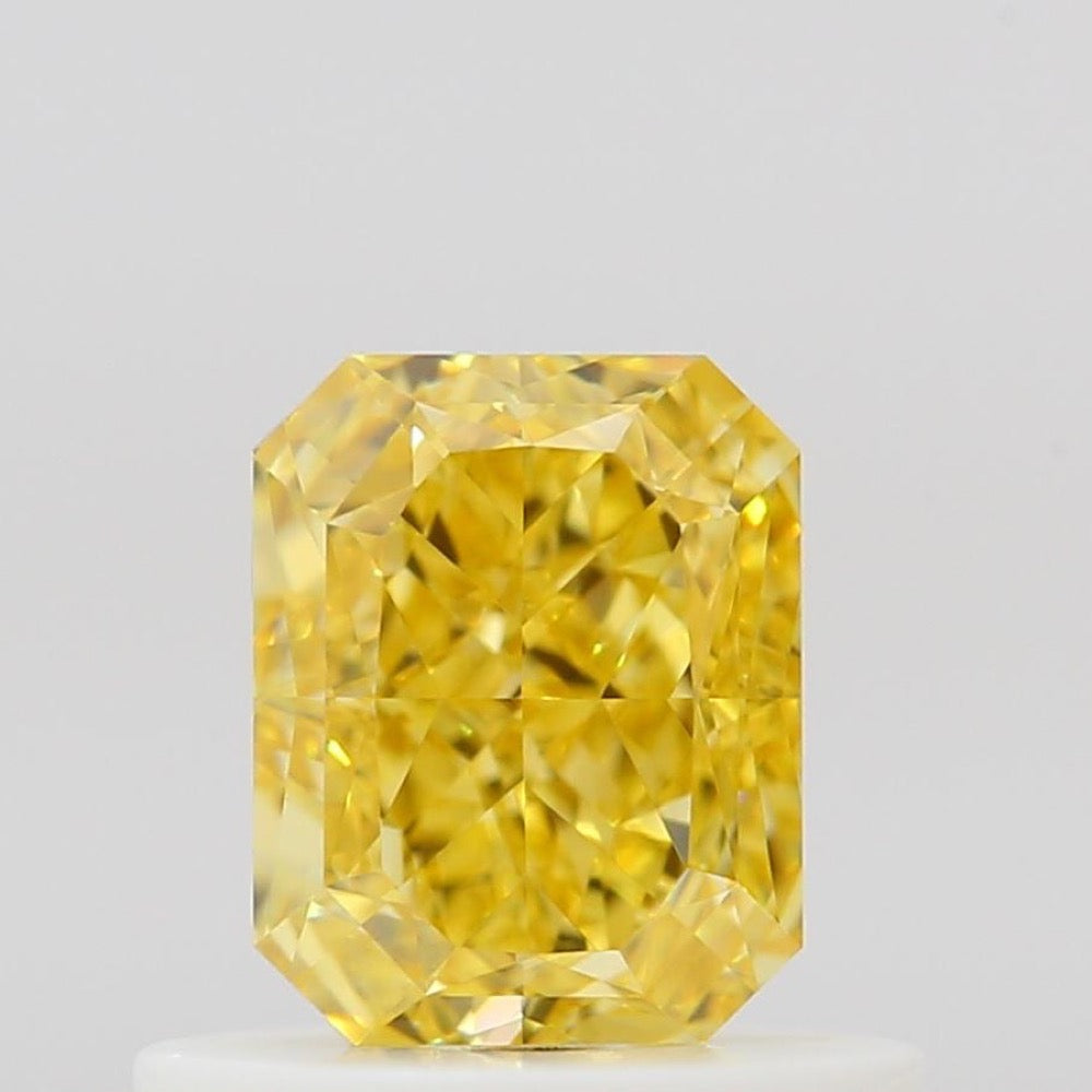 GIA 彩鑽 黃鑽 0.61ct Fancy Vivid Yellow