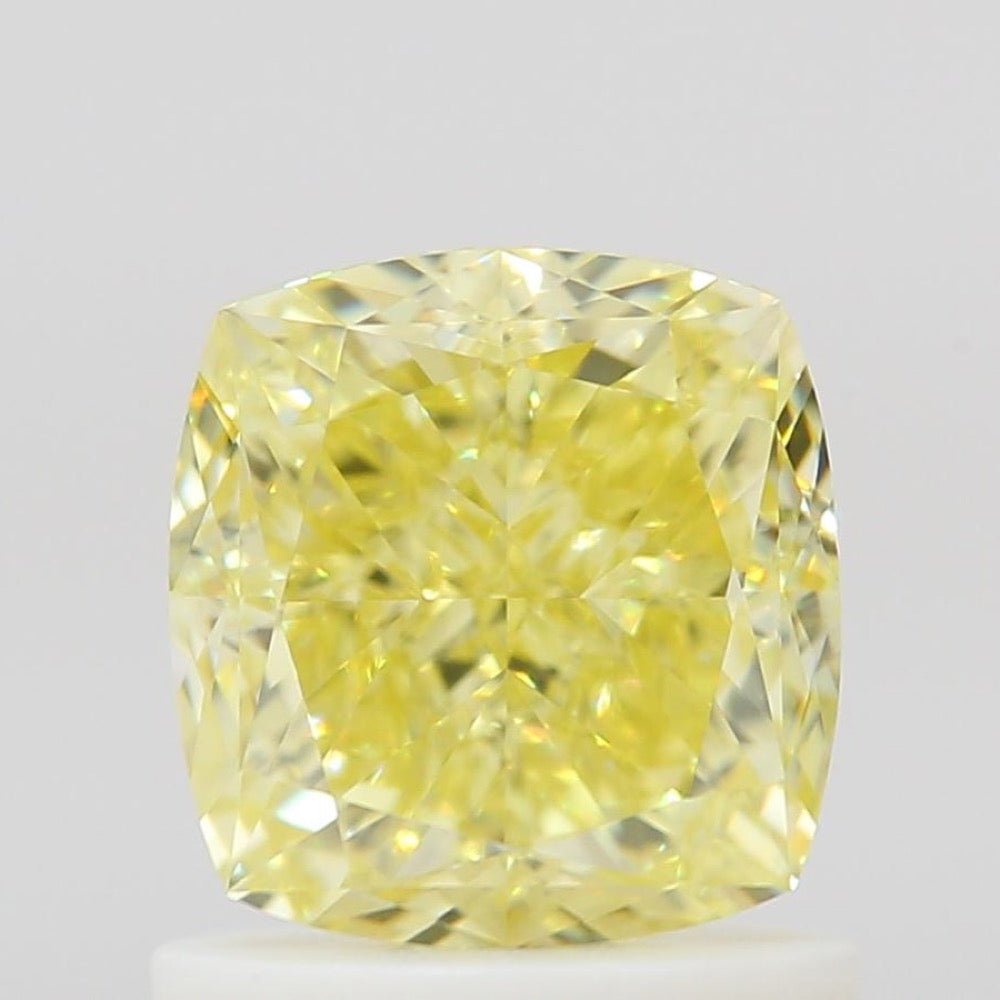 GIA 彩鑽 黃鑽 1.24ct Fancy Intense Yellow