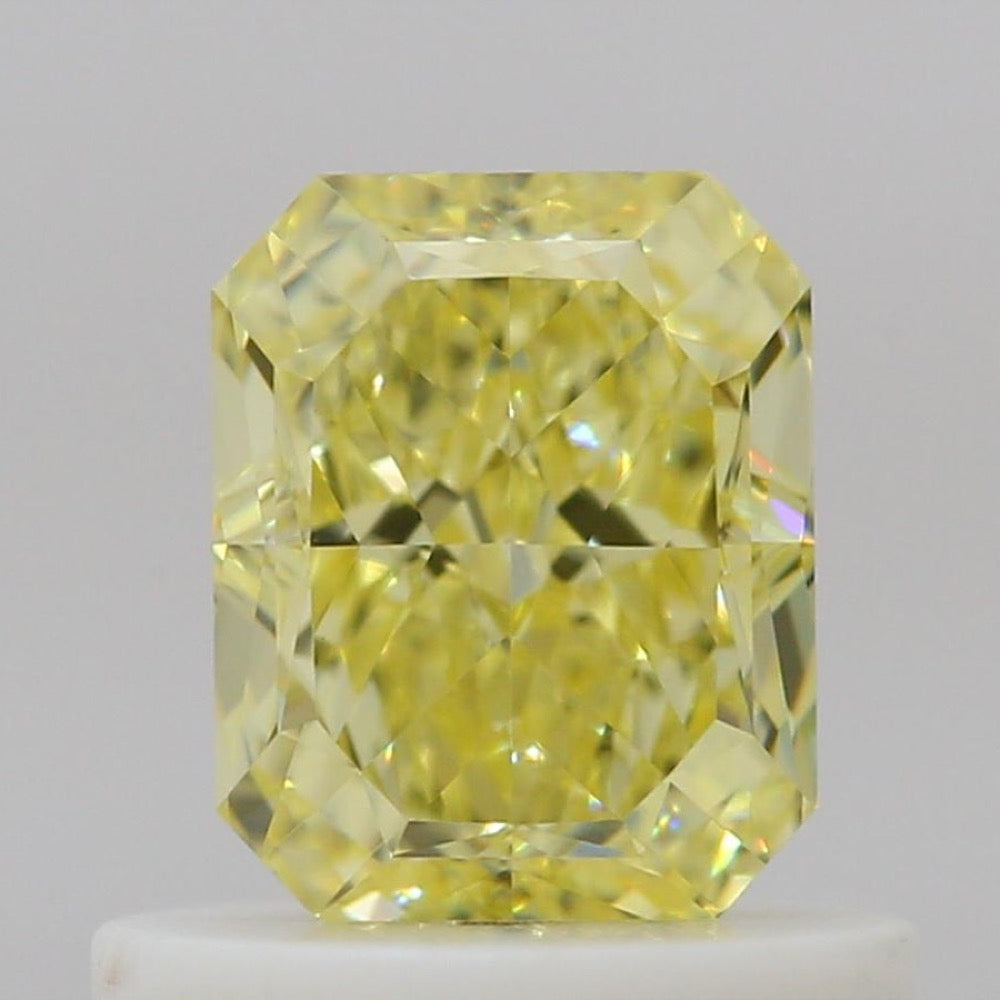 GIA 彩鑽 黃鑽 0.69ct Fancy Intense Yellow