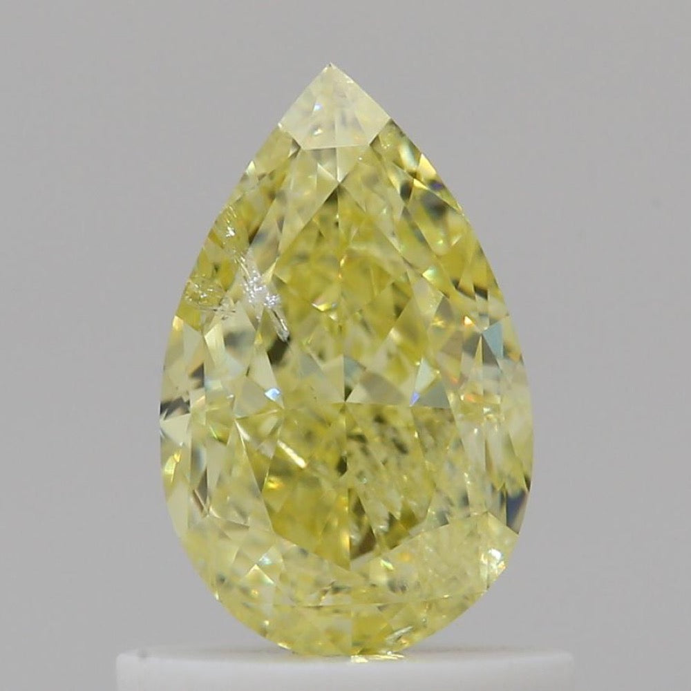GIA 彩鑽 黃鑽 1.01ct Fancy Intense Yellow
